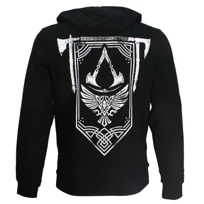 Assassin's Creed Valhalla Crest Banner Zipper Hoodie