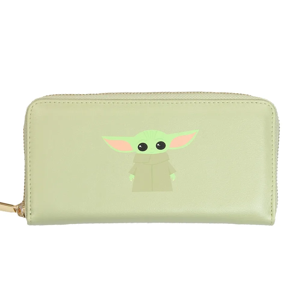 Star Wars The Mandalorian Baby Yoda Zipper Wallet