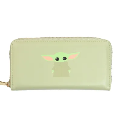 Star Wars The Mandalorian Baby Yoda Zipper Wallet
