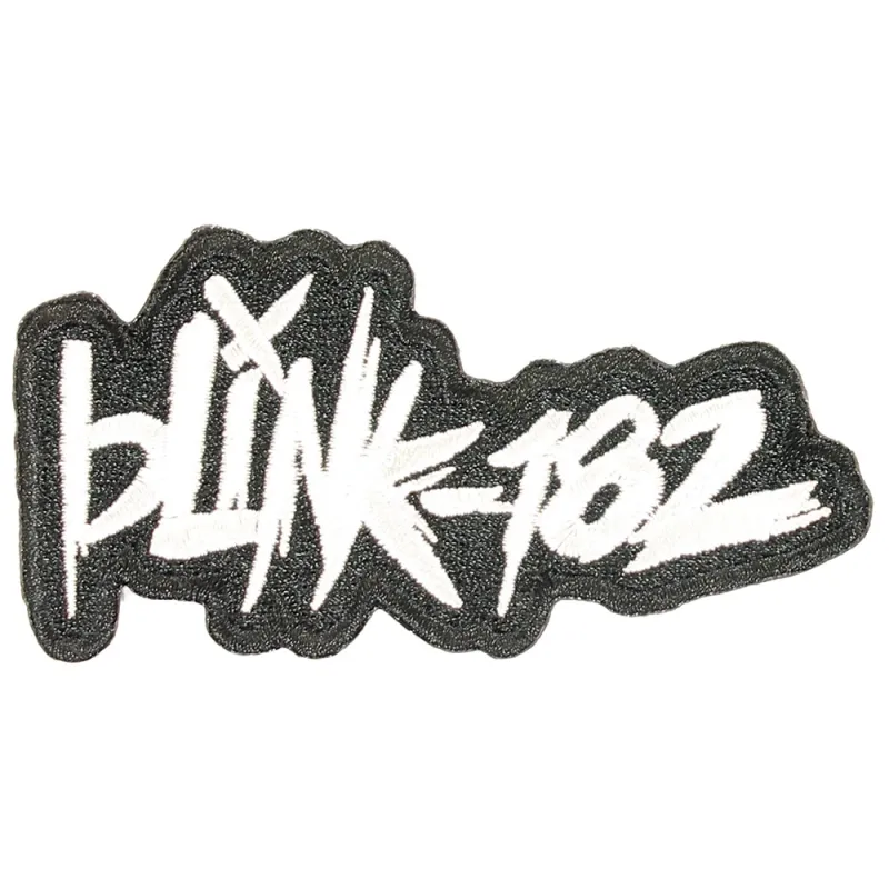 Blink-182 Scratch Logo Standard gesticktes Patch-Emblem