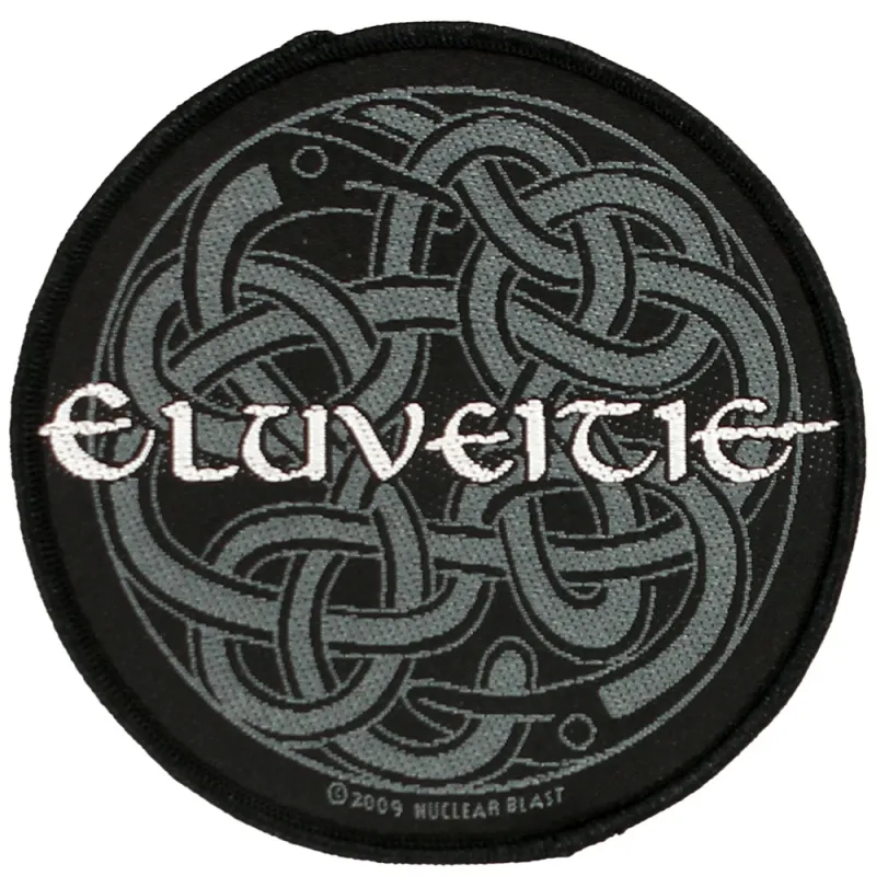 Eluveitie Celtic Knot Logo Standard Woven Patch Emblem