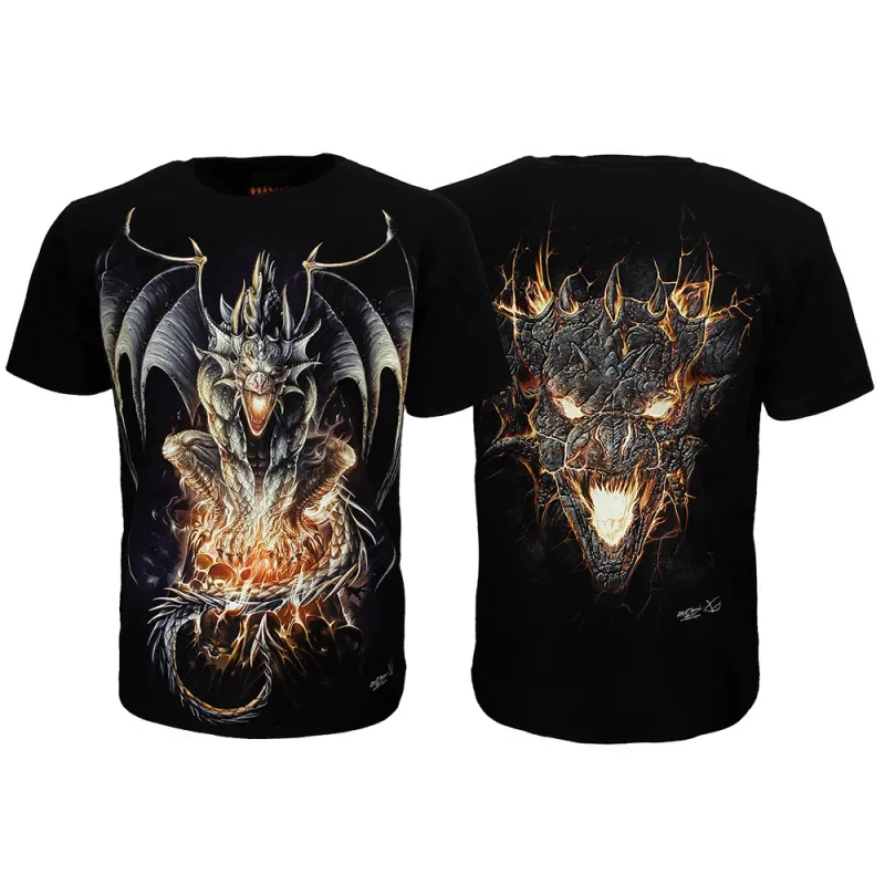 Luzifers Drache aus der Hölle T-Shirt