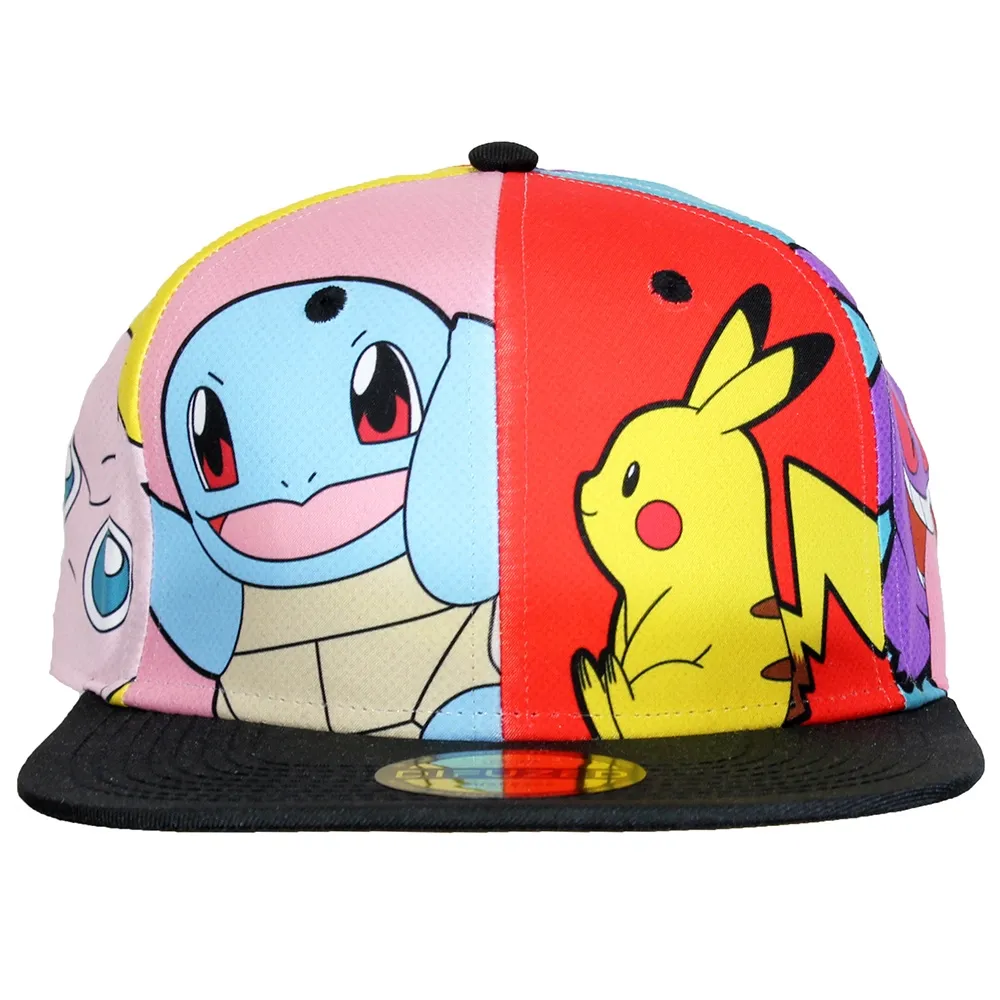 Pokémon Characters Pop Art Snapback Cap Cap