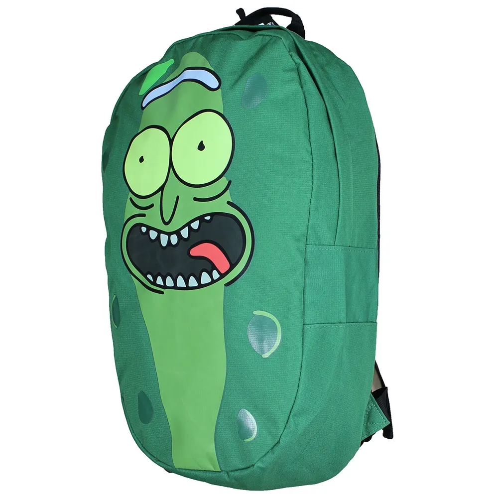 Rick and Morty Pickle Rick Shaped Large Backpack