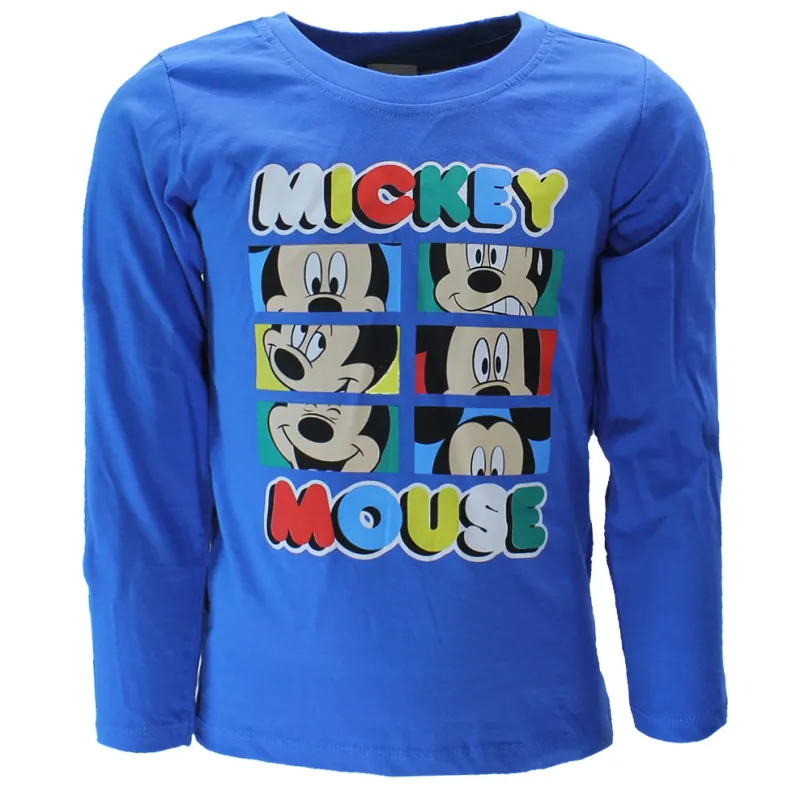 Disney Mickey Mouse Longsleeve Shirt Kids Blue