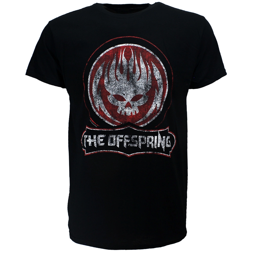 Offspring Merch Table The Offspring Distressed Skull T-Shirt – Official Merch | Popmerch.com