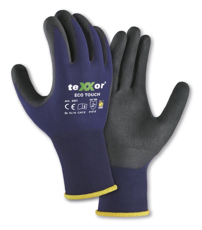 teXXor® Nylon-Strickhandschuhe ECO TOUCH®
