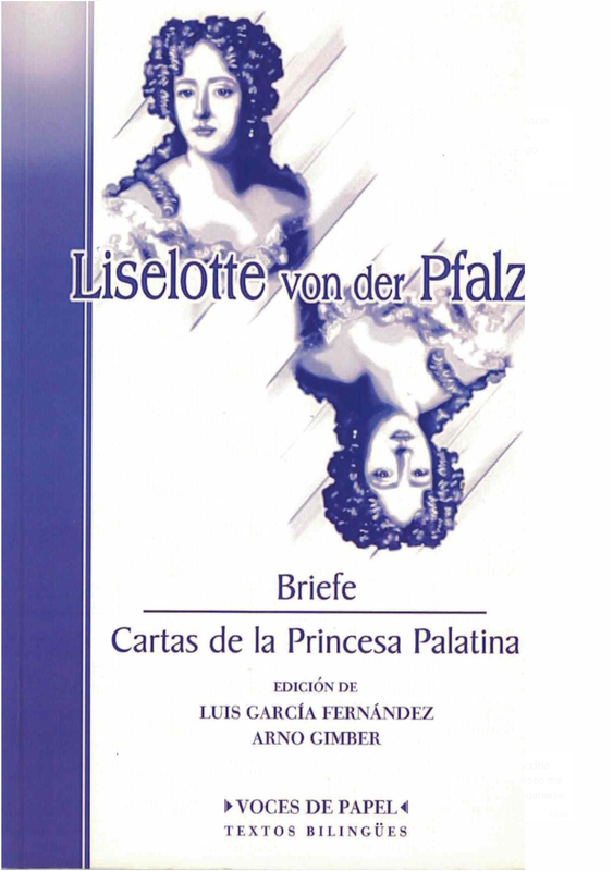 Cartas de la Princesa Palatina : briefe