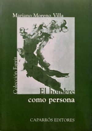 El hombre como persona