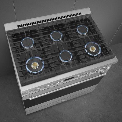 SMEG PROFESSIONAL ALL GAS RANGE