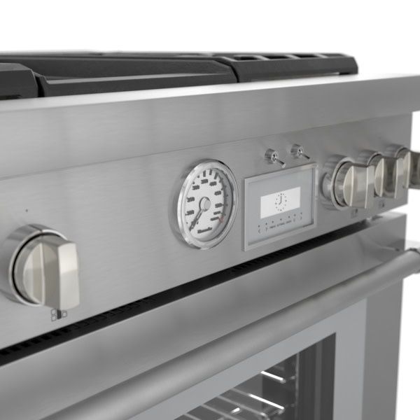 THERMADOR 36&quot; Professional  Natural - Gas  Commercial-depth Range - All Telescopic Oven Racks- Thermador Connected Experience with Home Connect™