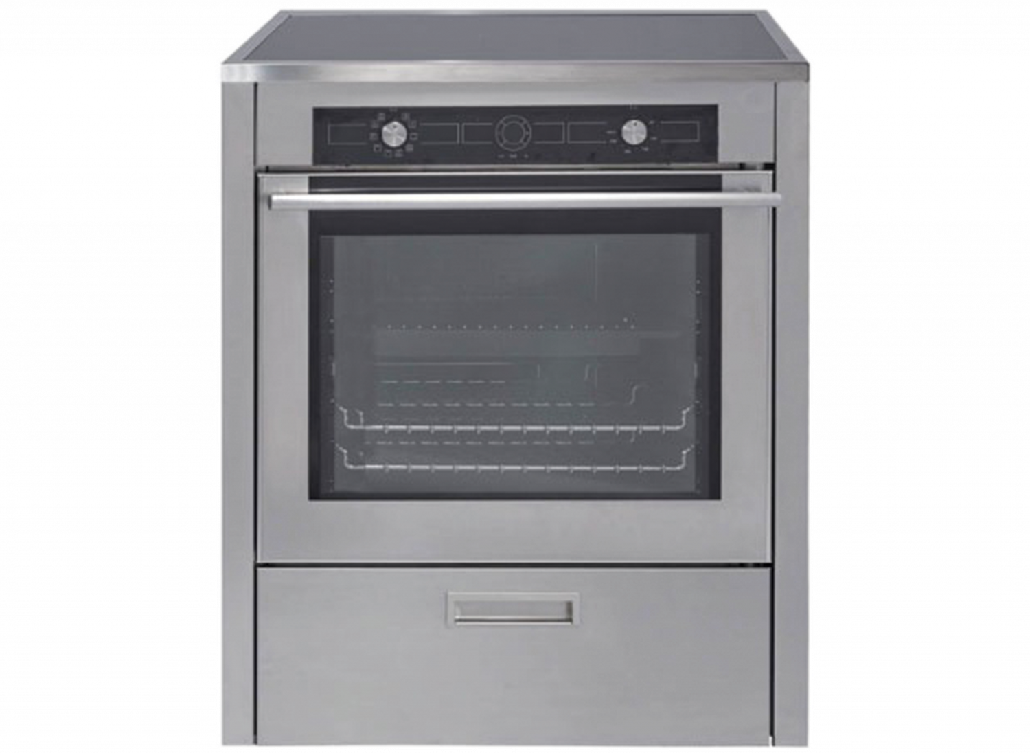 30&quot; 4 ZONE INDUCTION RANGE 3.8 CU CONV OVEN WRM DWR SS