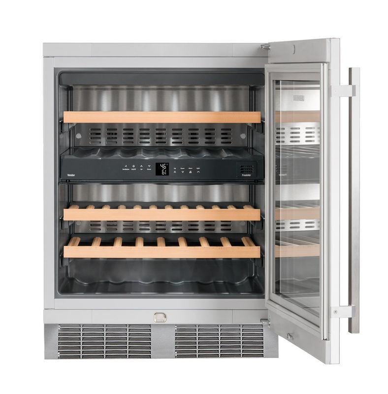 24&quot; B/I U/C 2-ZONE WINE, 34 btl RH (I) VINIDOR
