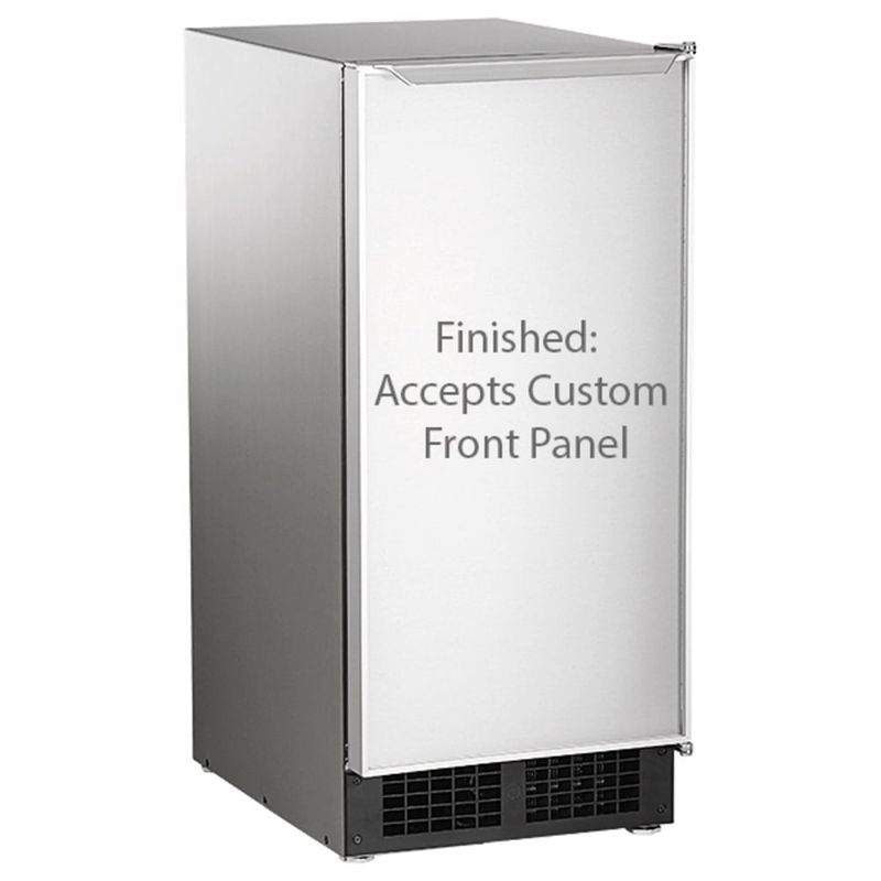 15" Automatic Ice Machine, Stainless Steel, Pump Assist