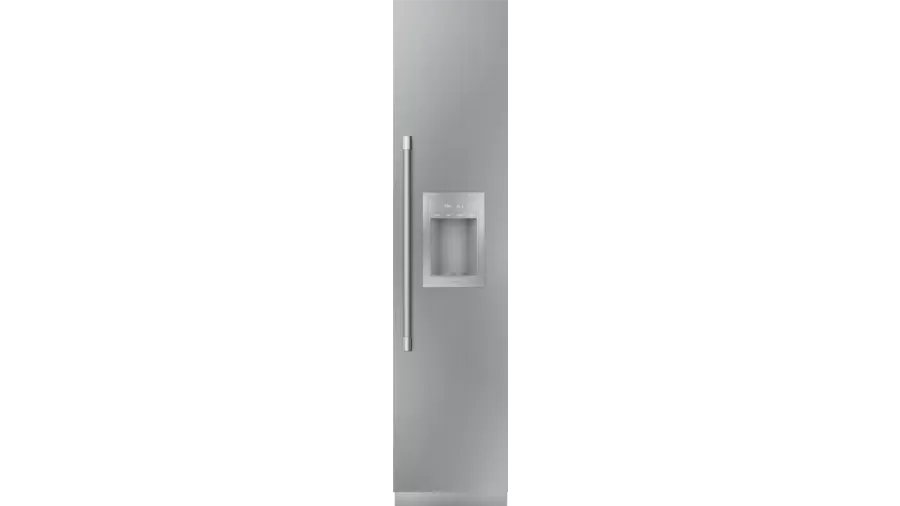 18&quot;  Freezer Column with Ice and Water Dispenser, Right - Base Unit - Custom Panel - Side-by-side kit included -Stainless Steel Interior - Home Connect™