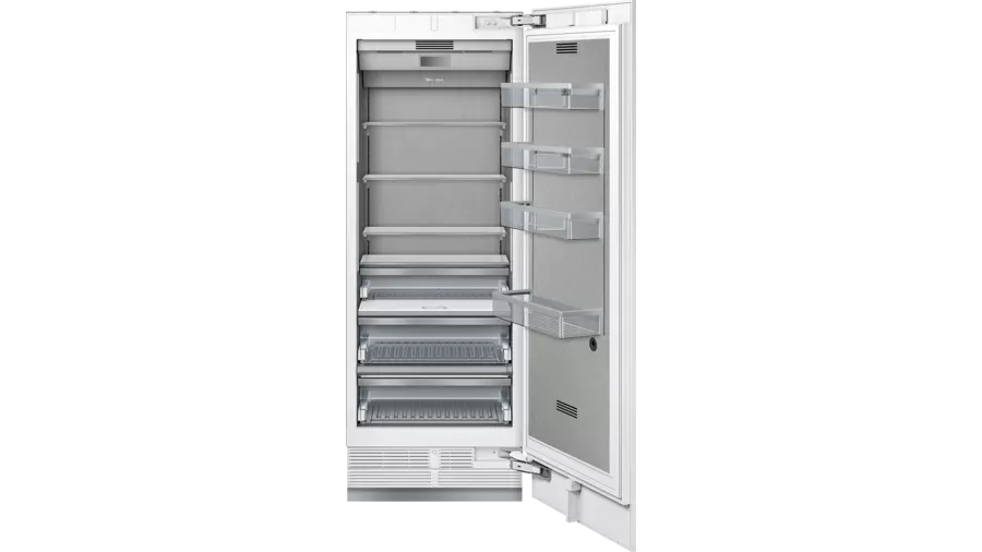 T30IF905SP - 30&quot; Freezer Column with Internal Ice Maker - Base Unit - Custom Panel - Reversible door swing - Side-byside kit included -Stainless Steel Interior - Home Connect™