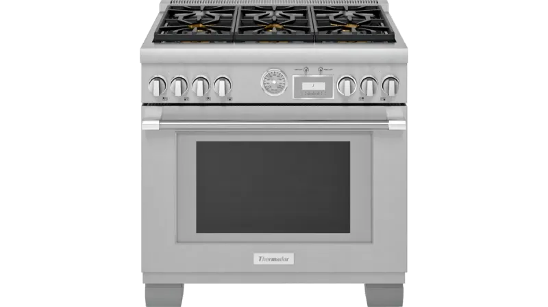 THERMADOR 36&quot; Professional Natural - gas  Commercial-depth Range - All Telescopic Oven Racks- Thermador Connected Experience with Home Connect™