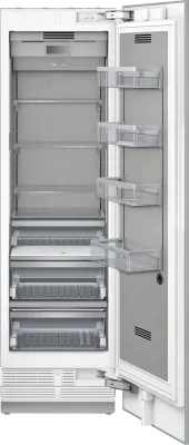 24&quot; Refrigerator Column - Base Unit - Custom Panel - Reversible door swing ( Regular Bin) -Stainless Steel Interior - Home Connect™