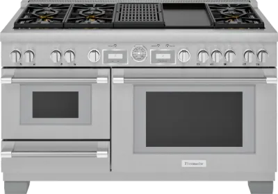 60&quot; Professional Dual-Fuel Steam Commercial-depth Range
