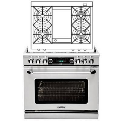 30" Connoisseurian  Open Burner/Dual Fuel