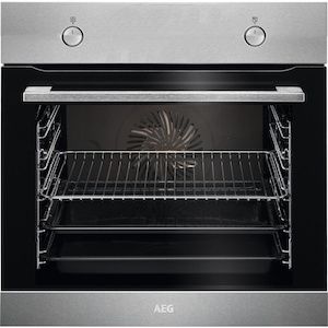 24&quot; Oven Built-In 8 Program Stainless Steel with Full Glass Door, Square handle