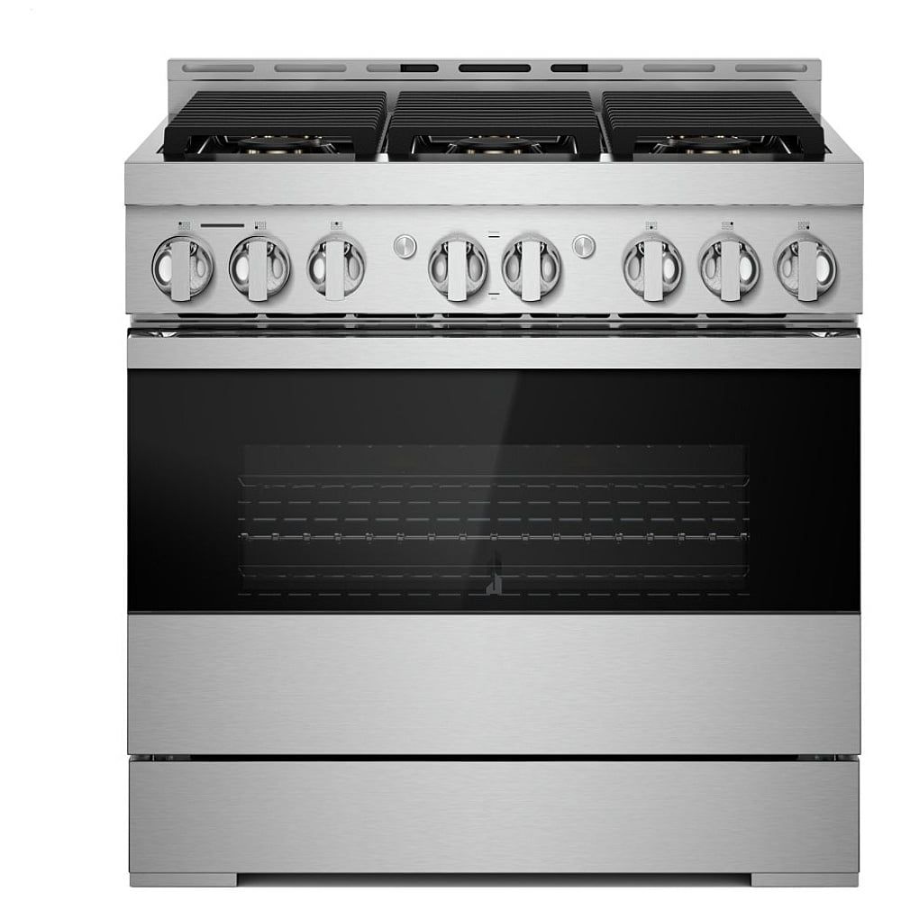 JGRP436HM &quot;36&quot;&quot; NOIR™ Gas Professional-Style Range&quot;
