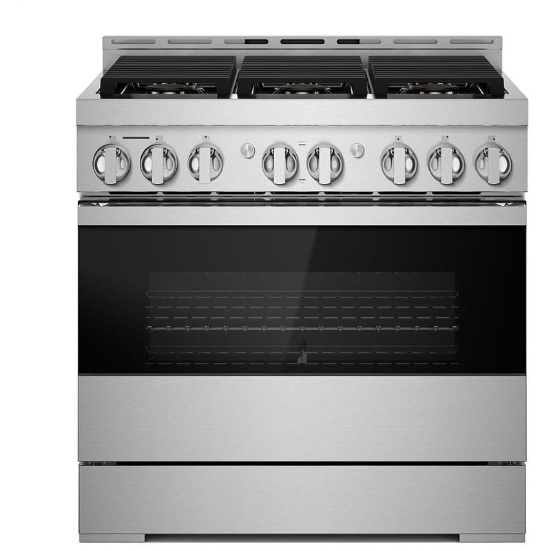 JGRP436HM &quot;36&quot;&quot; NOIR™ Gas Professional-Style Range&quot;