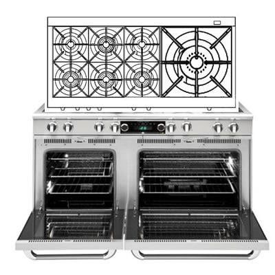 30&quot;-60&quot; Connoisseurian  Sealed Burner/Dual Fuel