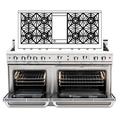 30"-60" Culinarian Series Open Burner/Gas