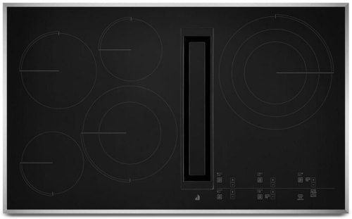 &quot;36&quot;&quot; Electric Radiant Downdraft Cooktop Stainless&quot;