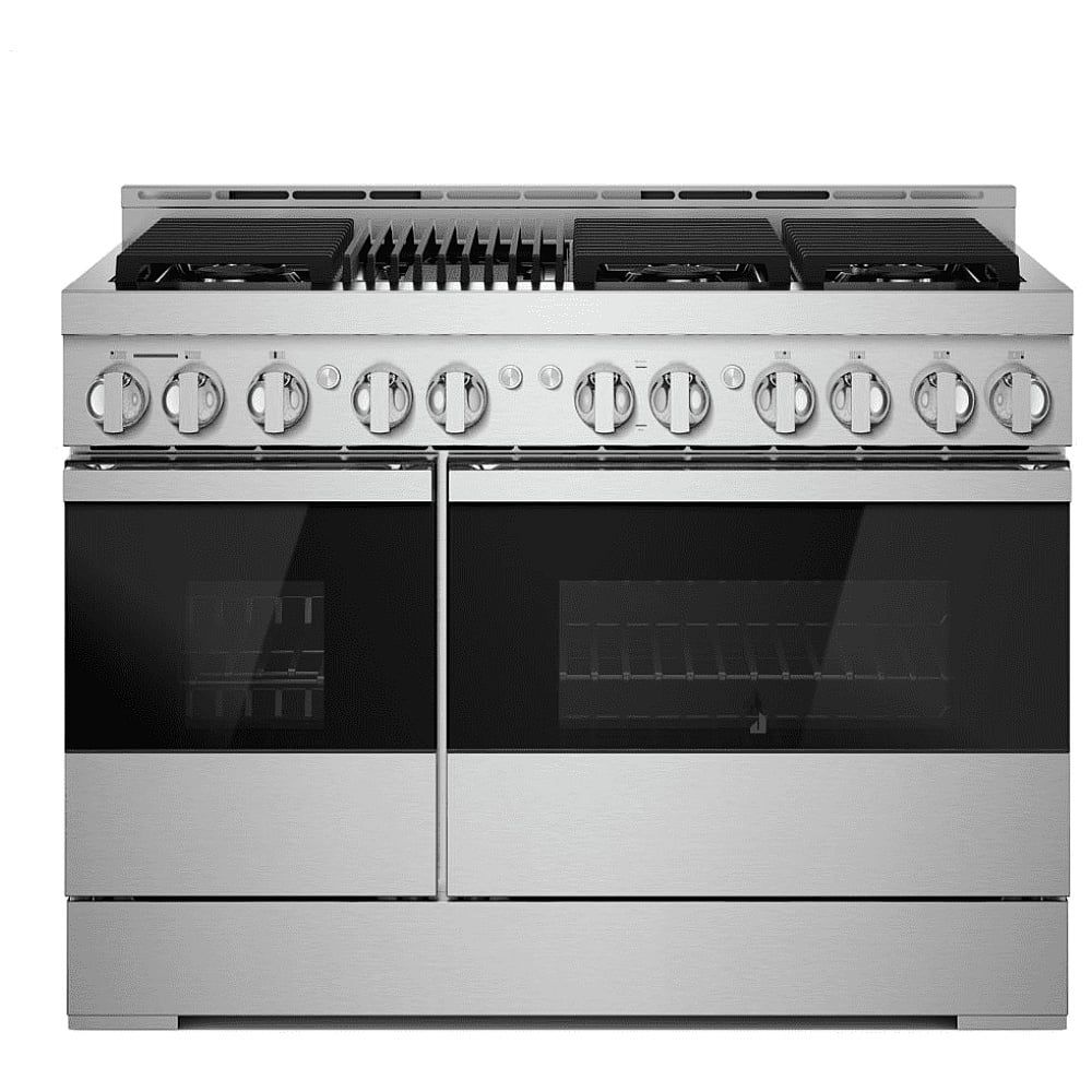 JGRP648HM &quot;48&quot;&quot; NOIR™ Gas Professional-Style Range with Infrared Grill&quot;
