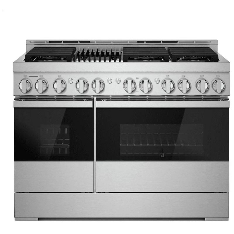 JGRP648HM &quot;48&quot;&quot; NOIR™ Gas Professional-Style Range with Infrared Grill&quot;
