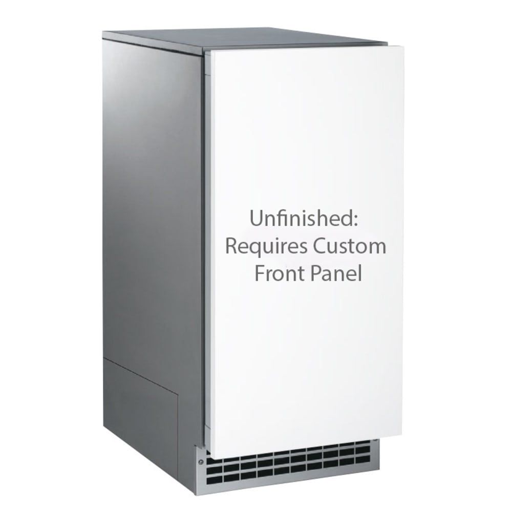 Nugget Ice Machine with Pump, Stainless Steel/Unfinished, Outdoor Approved