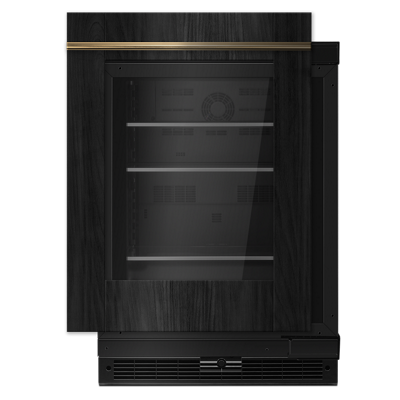 JUGFR242HX &quot;Panel-Ready 24&quot;&quot; Under Counter Glass Door Refrigerator, Right Swing&quot;