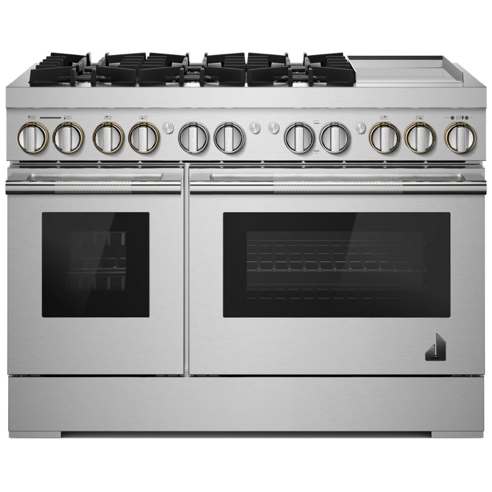 JDRP548HL &quot;48&quot;&quot; RISE™ Dual-Fuel Professional-Style Range with Chrome-Infused Griddle&quot;