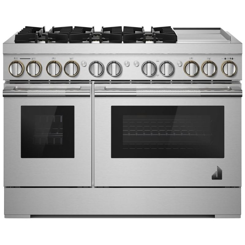 JDRP548HL &quot;48&quot;&quot; RISE™ Dual-Fuel Professional-Style Range with Chrome-Infused Griddle&quot;