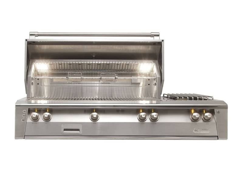 56" Standard Grill w/Sideburner and Deluxe Cart, 770 sq.in. grill surface, 3 Burner + 20k BTU Sideburner, NG