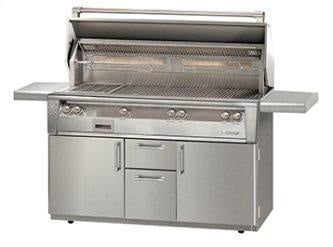 56&quot; Standard All Grill and Deluxe Cart, 998 sq.in. grill surface, 3 Burner + 1 Sear Burner, NG