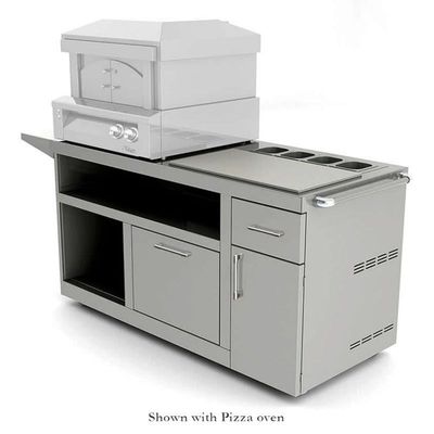 Deluxe Pizza Prep Cart