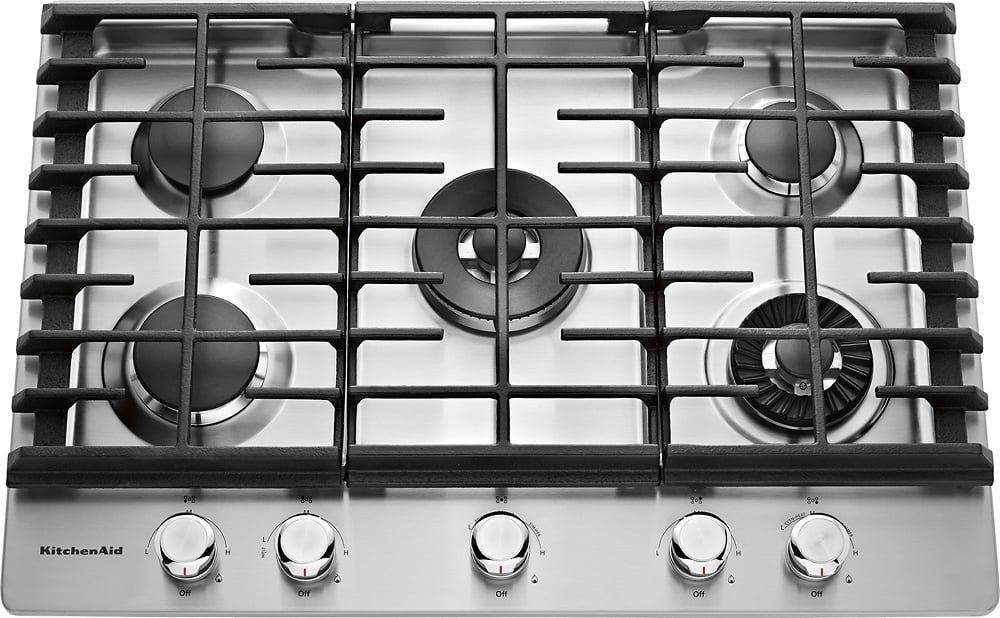 &quot;30&quot;&quot; 5-Burner Gas Cooktop with Griddle&quot;