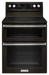 30-Inch 5 Burner Electric Double Oven Convection Range