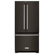 22 cu. Ft. 33-Inch Width Standard Depth French Door Refrigerator with Interior Dispense and PrintShield™ Finish