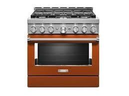 KitchenAid® 36&#39;&#39; Smart Commercial-Style Gas Range with 6 Burners