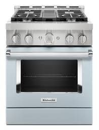 KitchenAid® 30&#39;&#39; Smart Commercial-Style Gas Range with 4 Burners