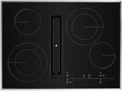 JED4430KS &quot;30&quot;&quot;  Electric Radiant Downdraft Touch Cooktop Stainless&quot;