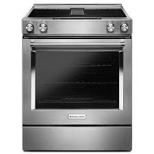 30-Inch 4-Element Electric Downdraft Front Control Range