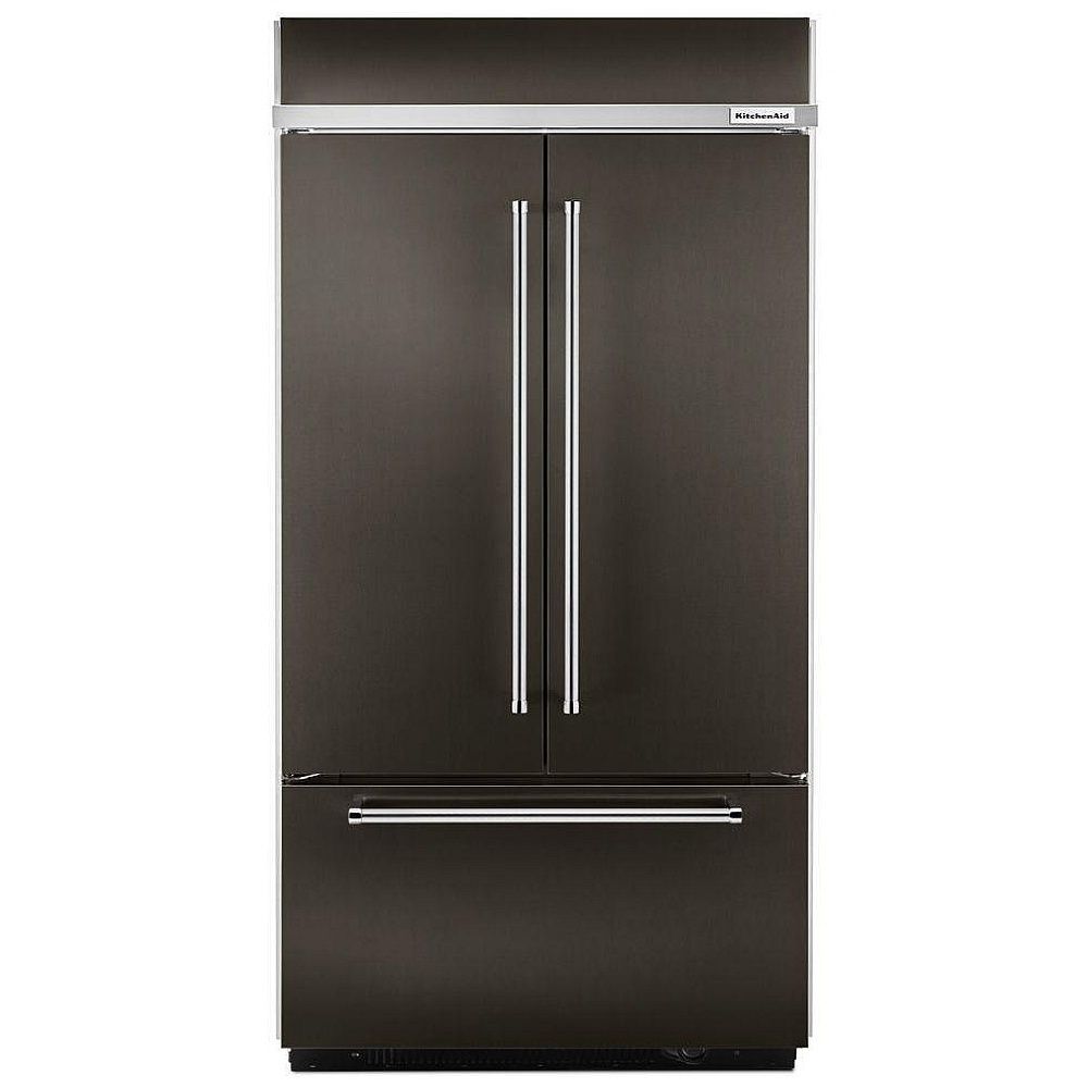 &quot;24.2 Cu. Ft. 42&quot;&quot; Width Built-In Stainless French Door Refrigerator with Platinum Interior Design&quot;