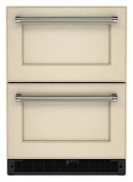 KitchenAid - 24&quot;&quot; Panel-Ready Undercounter Double-Drawer Refrigerator&quot;