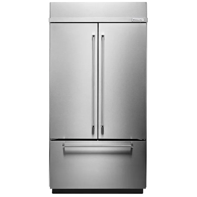 KBFN502ESS - 24.2 Cu. Ft. 42&quot;&quot; Width Built-In Stainless French Door Refrigerator with Platinum Interior Design&quot;