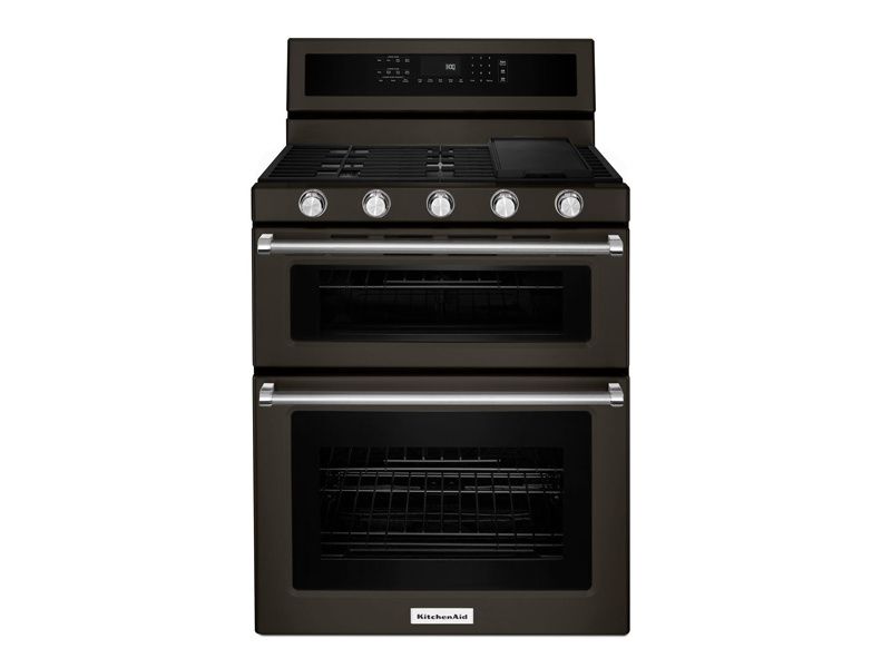 30-Inch 5 Burner Gas Double Oven Convection Range